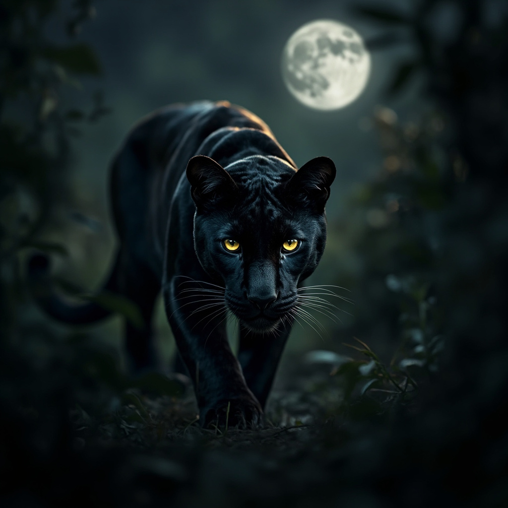 🐆 黑豹 · 暗夜