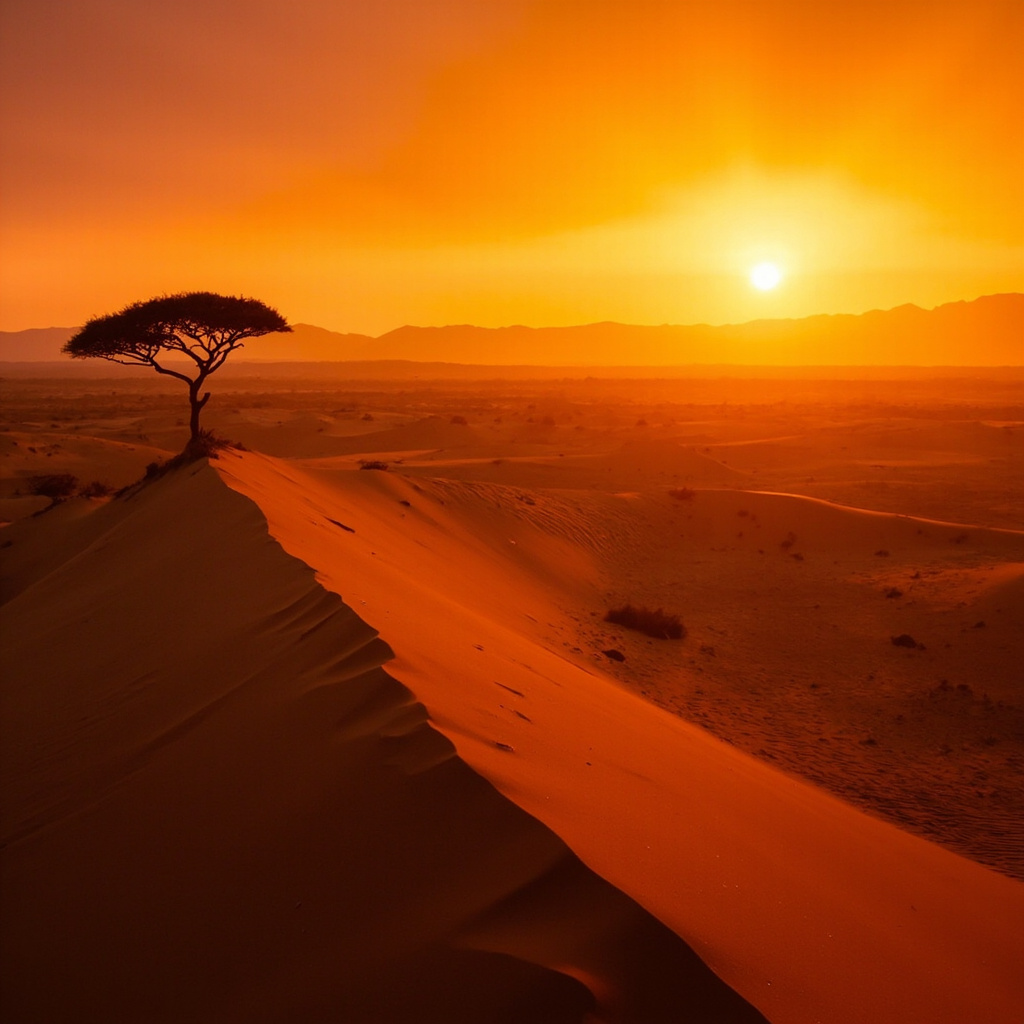 🏜️ 纳米布沙漠 · 暮色