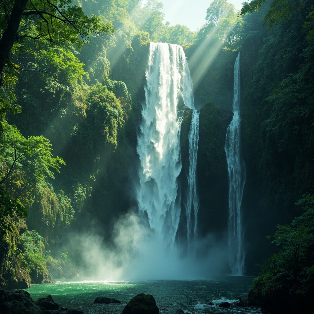 🌊 热带瀑布