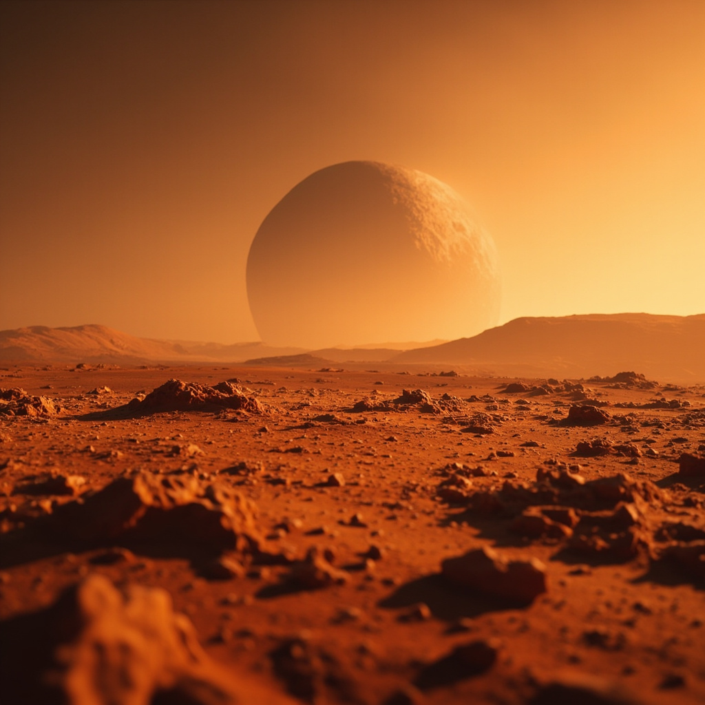 🔴 火星 · 黄昏